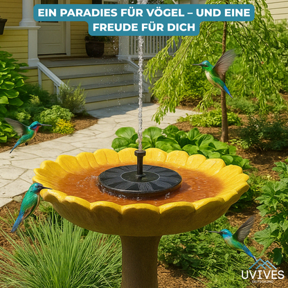 Solar Fountain for Tranquility and Elegance in the Garden