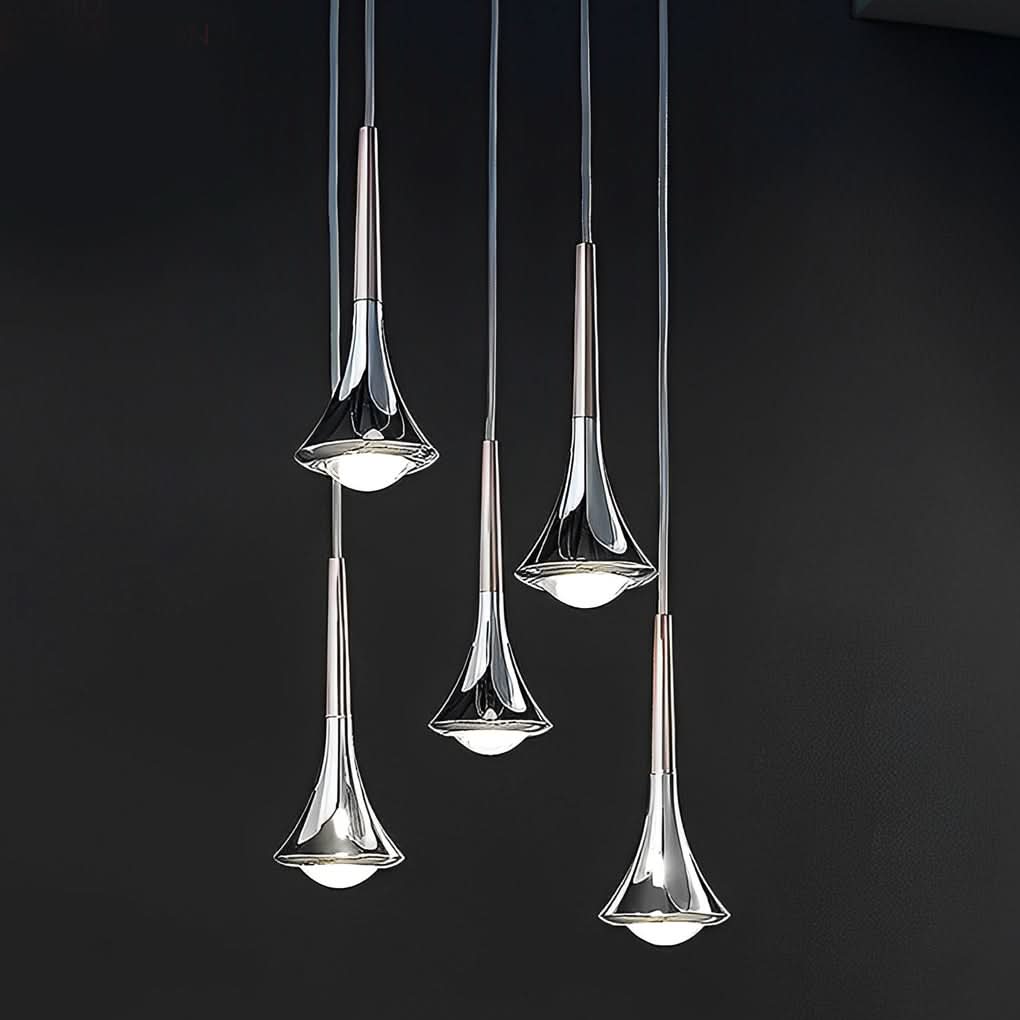 Sculptural Pendant Light for Elegant Interior Illumination