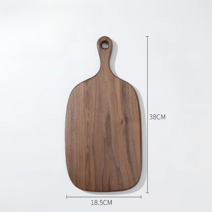 Stylish Solid Cutting and Serving Board Made from Walnut Wood