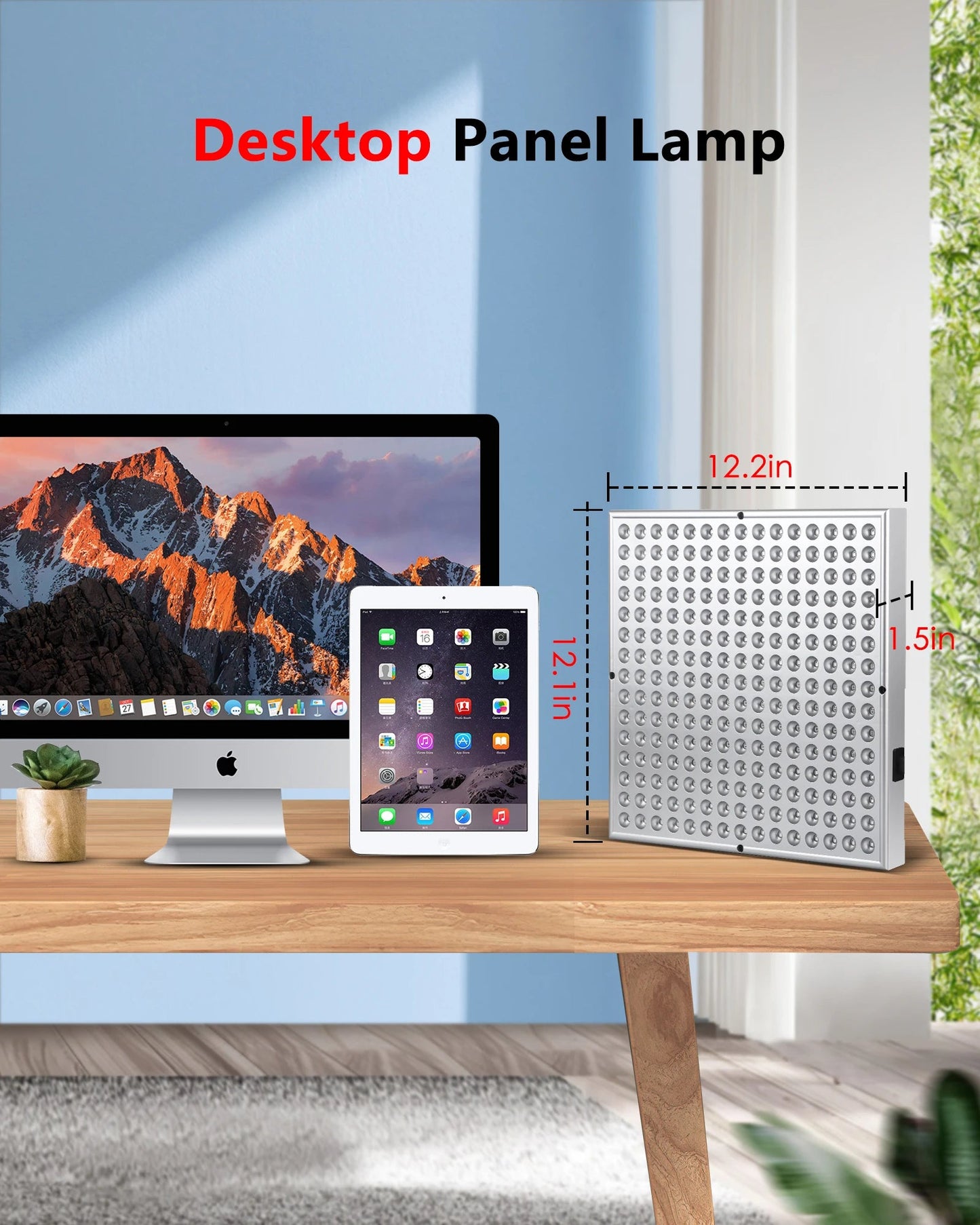 LED Light Therapy Device | 660nm 850nm Near Infrared Lamp for Skin & Body