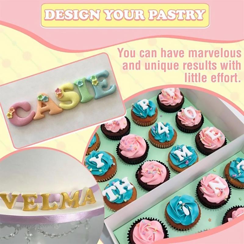 Plunger Cutter for Fondant - Alphabet Shapes