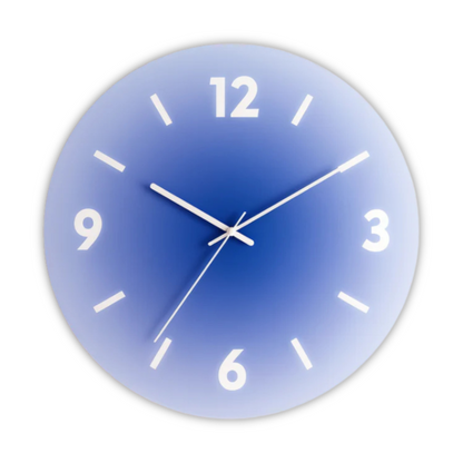 Modern Decorative Wall Clock with Glass Design
