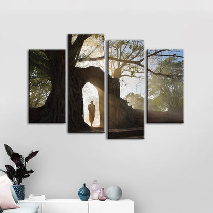 Serene Nature Canvas Art Set - 4 Piece Wall Decor