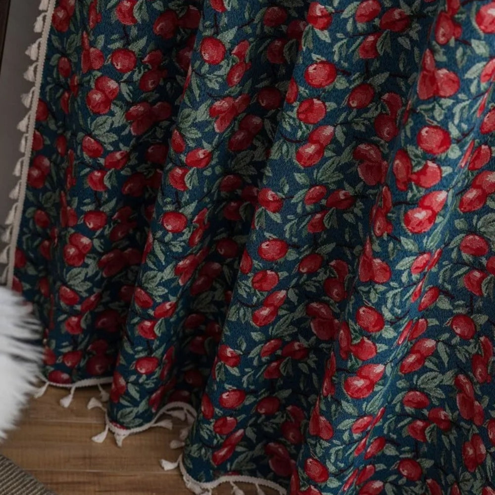 Whimsical Blossom Tassel Drapes for a Vintage Touch