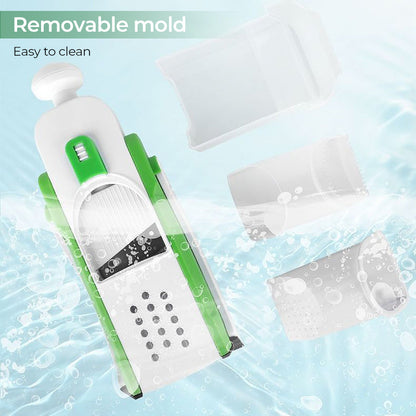Versatile Vegetable Slicer with Adjustable Safety Features