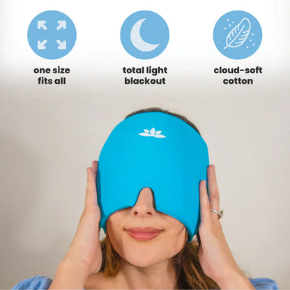 Warm and Cold Therapy Mask for Instant Migraine and Headache Relief
