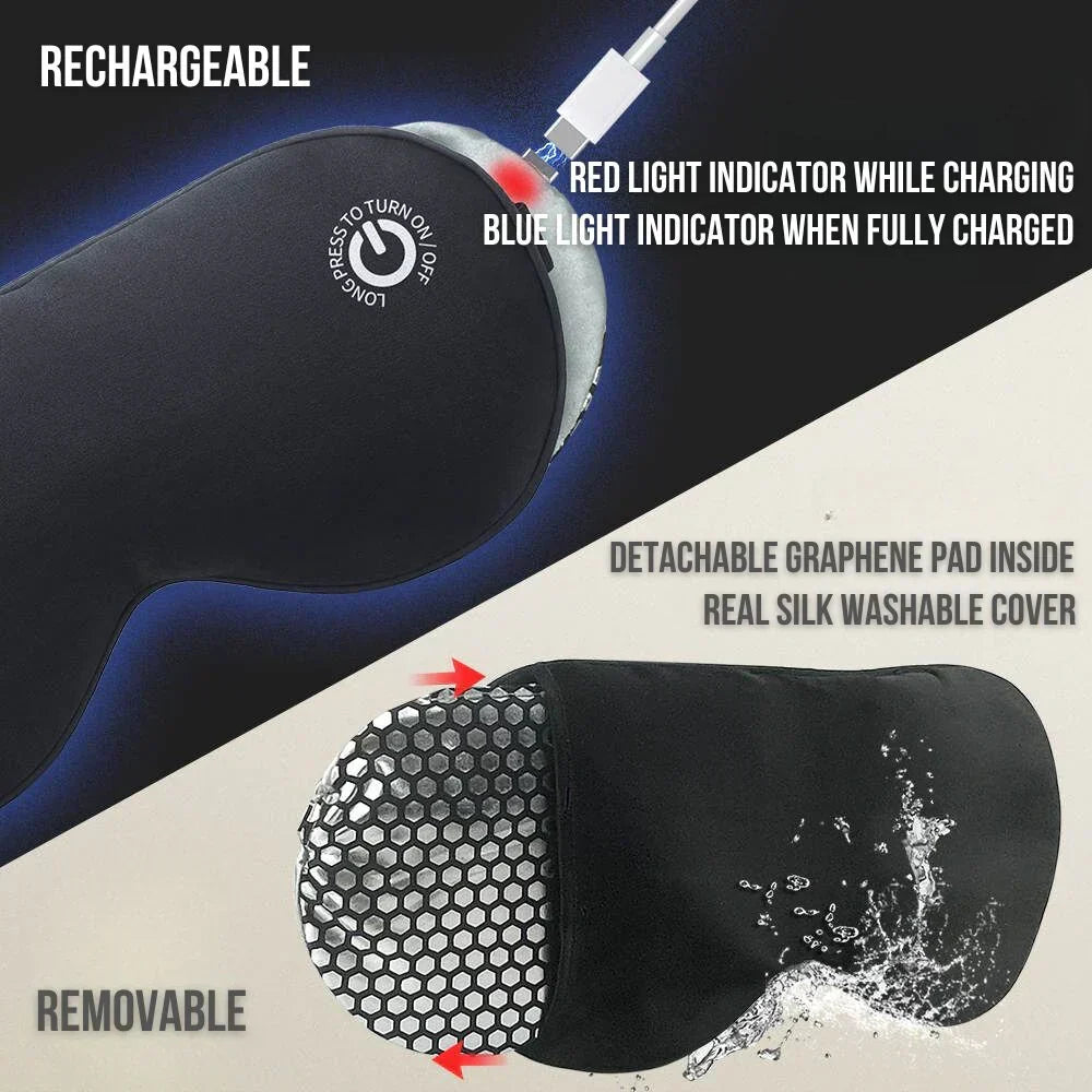 Wireless Comfort Eye Mask with Adjustable Heating