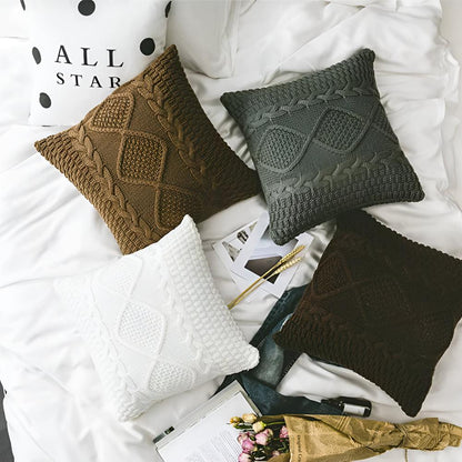 Luxurious Textured Cushion Cover for Cozy Living