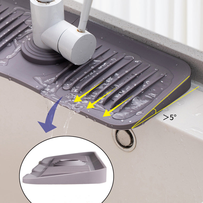 Ultimate Silicone Mat for Kitchen Faucets with Smart Drainage