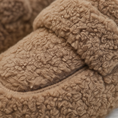 Cozy Plush-Lined Slippers with Memory Foam Comfort