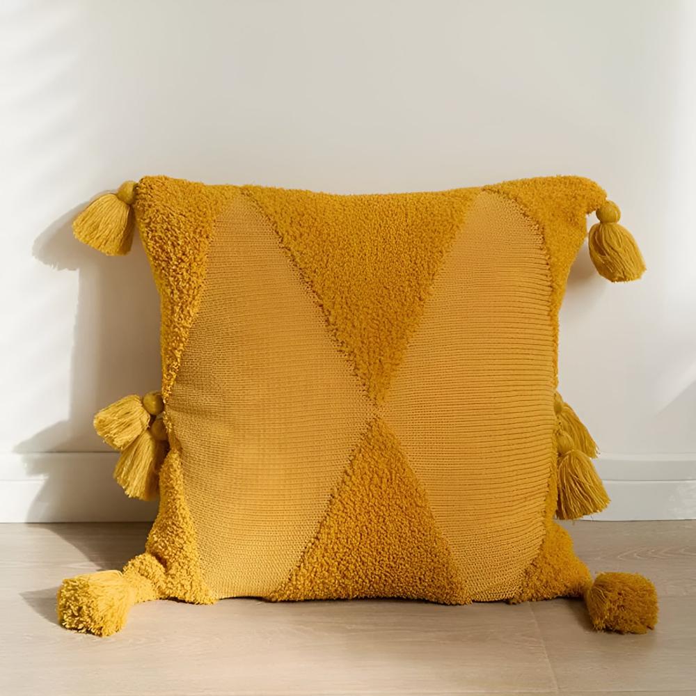 Chic Comfort Pillows with Playful Tassels