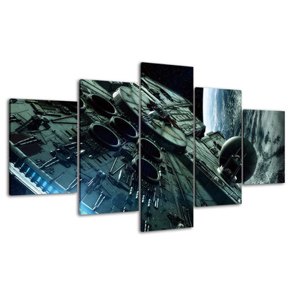 5-Piece Captivating Cosmic Canvas Art Set