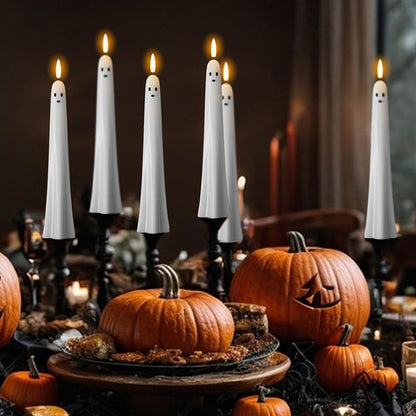 Remote-Controlled 3D Candle with Flame – SpookGlow Light