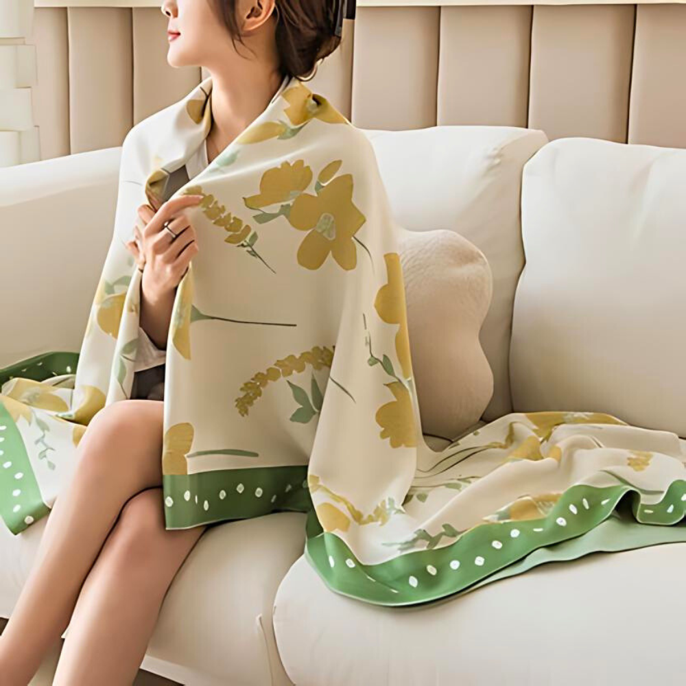 Charming Floral Breeze Cooling Blanket