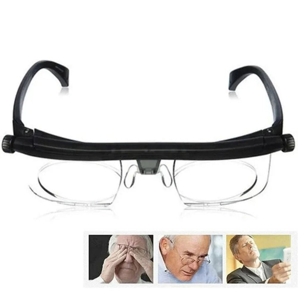 Adjustable Focus Glasses for Near and Distant Vision