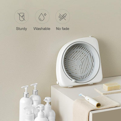 Rotating Corner Shelf for Bathroom Use