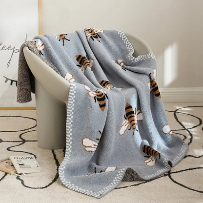 Cozy Honeycomb Throw Blanket for Ultimate Comfort