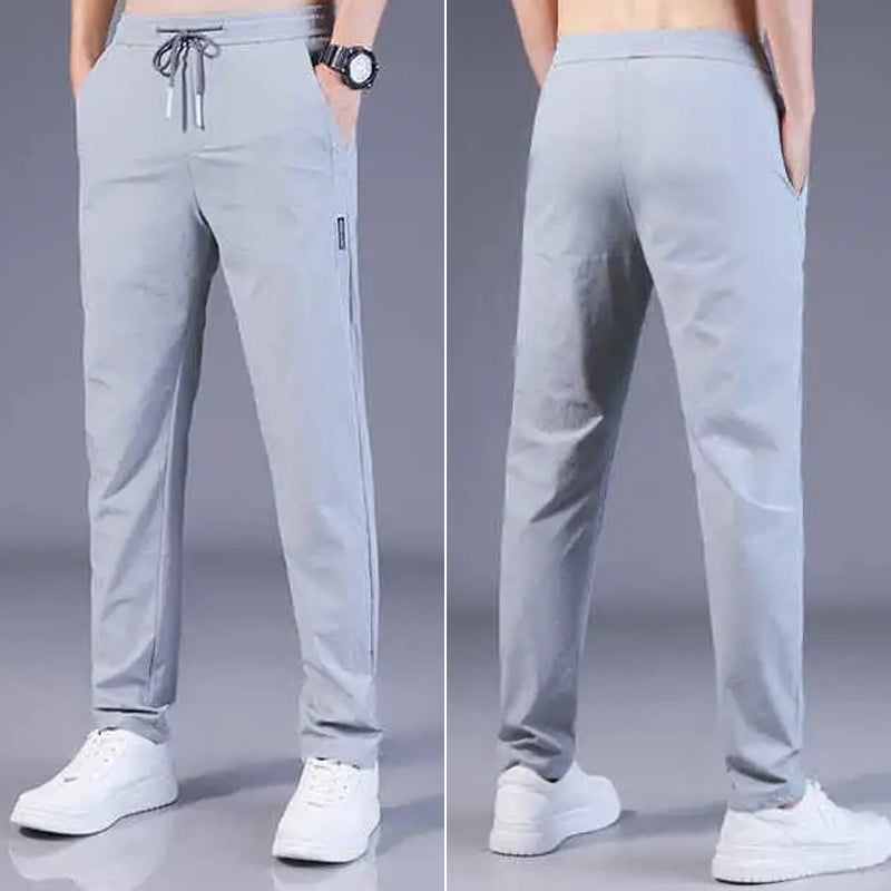 Breathable Leisure Pants Made from Ice Silk