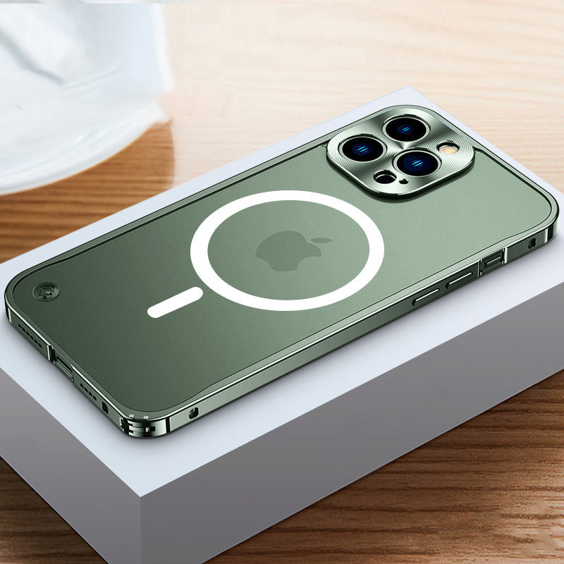 Magnetic iPhone Case with Metal Frame