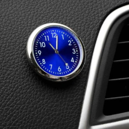 Mini Analog Car Interior Watch - Self-Adhesive Stylish Design