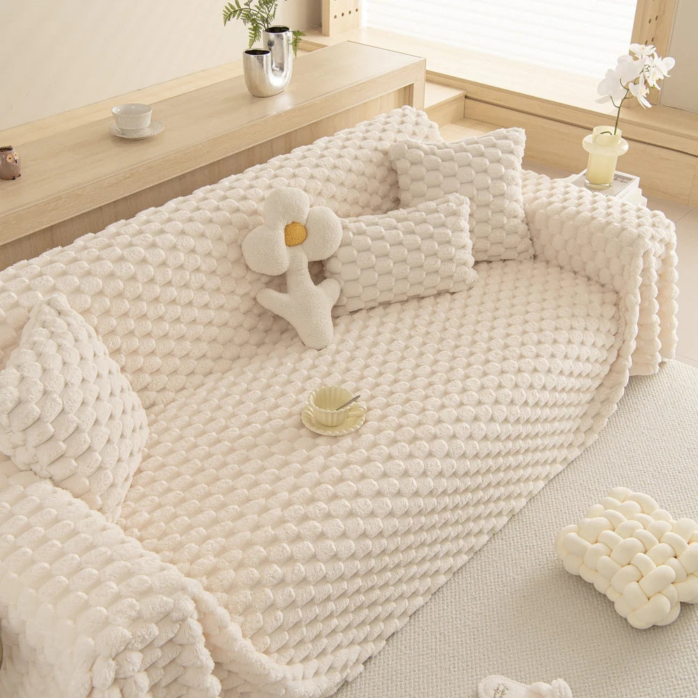Plush Haven Sofa Protector & Accent Blanket