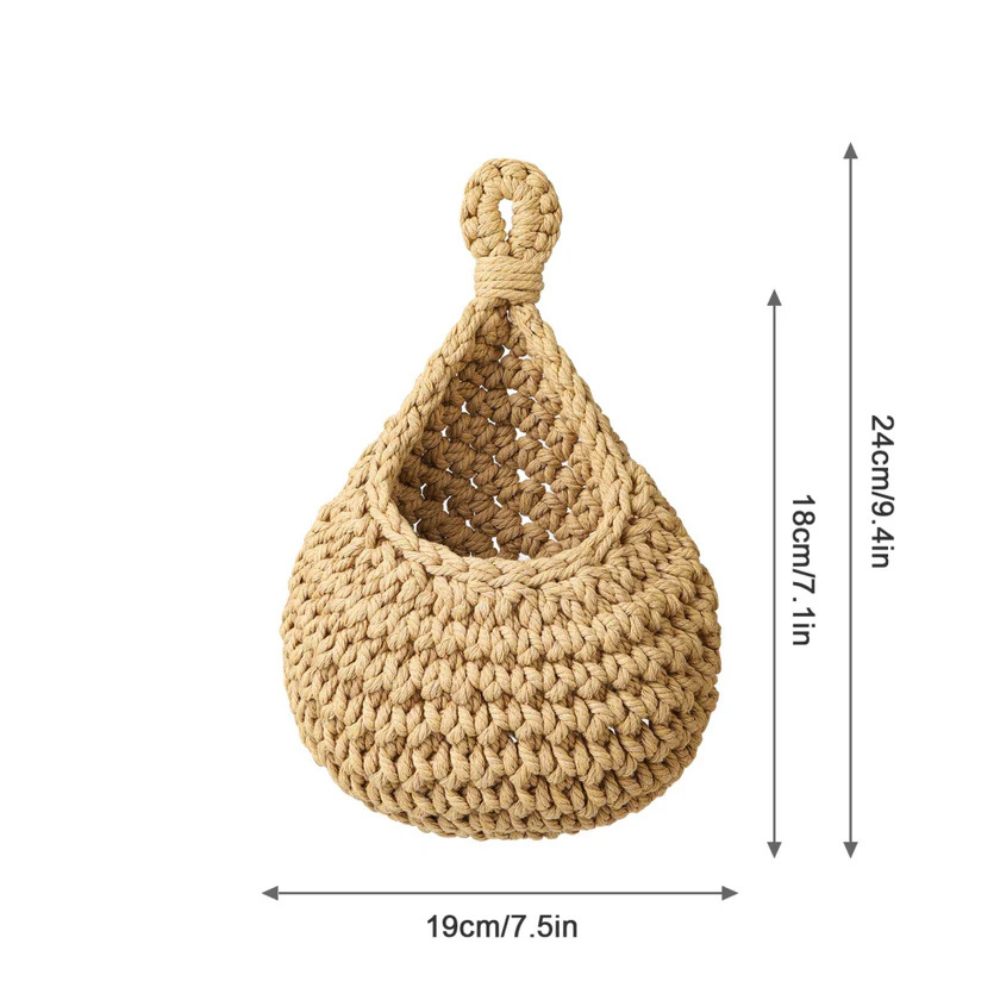 Stylish Eco-Friendly Hanging Storage Basket