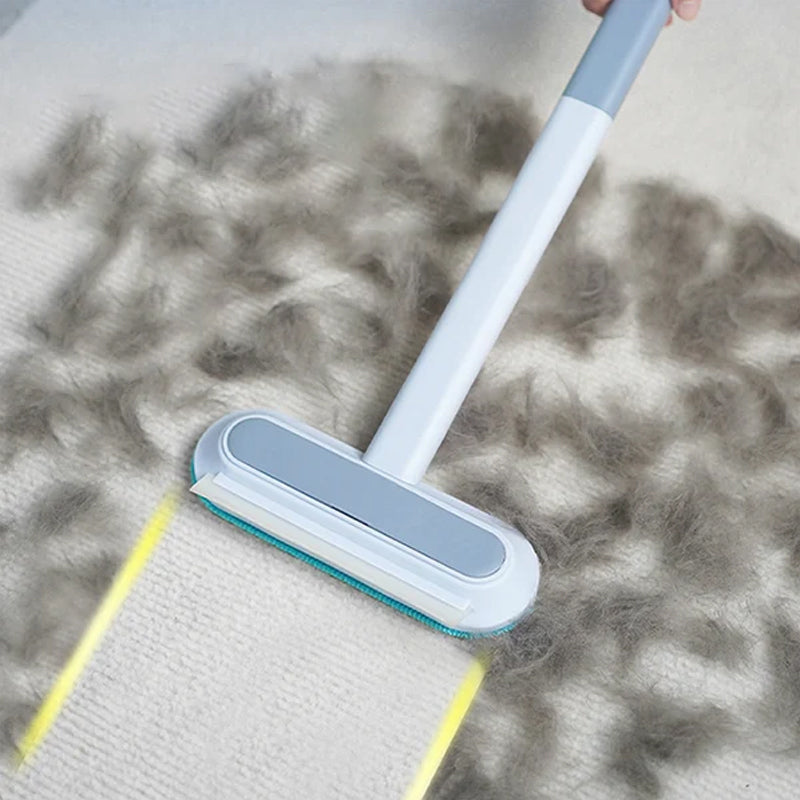 Dual-Sided Pet Hair Remover Brush for Home & Car