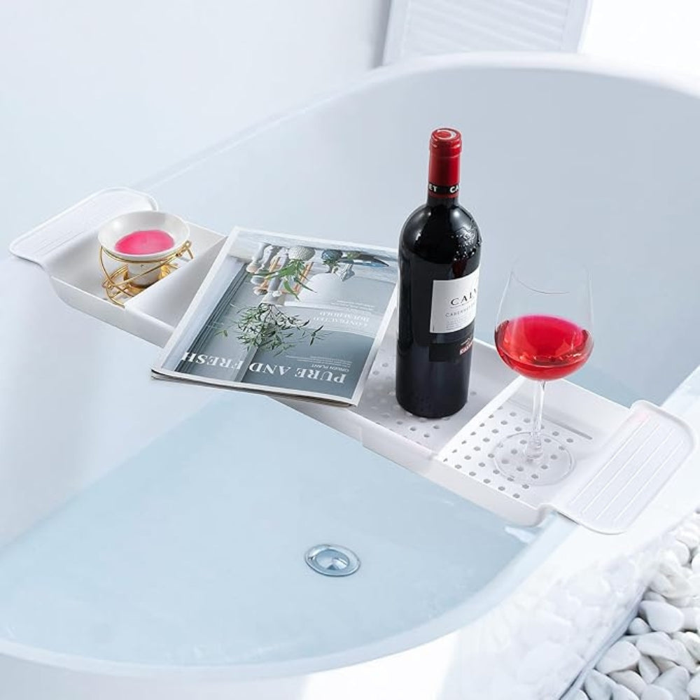 Luxury Bathtub Organizer for Relaxing Soaks