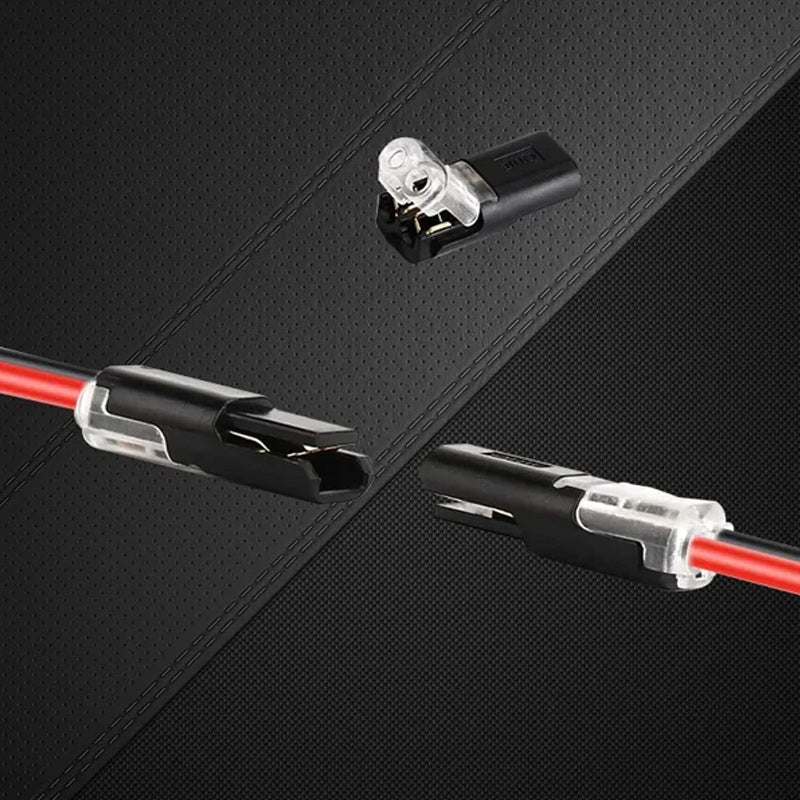 Dual-Core Connector with Secure Fastening Clip