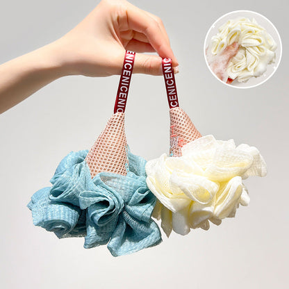 Cute Ice Cream Bath Scrub Towel Ball