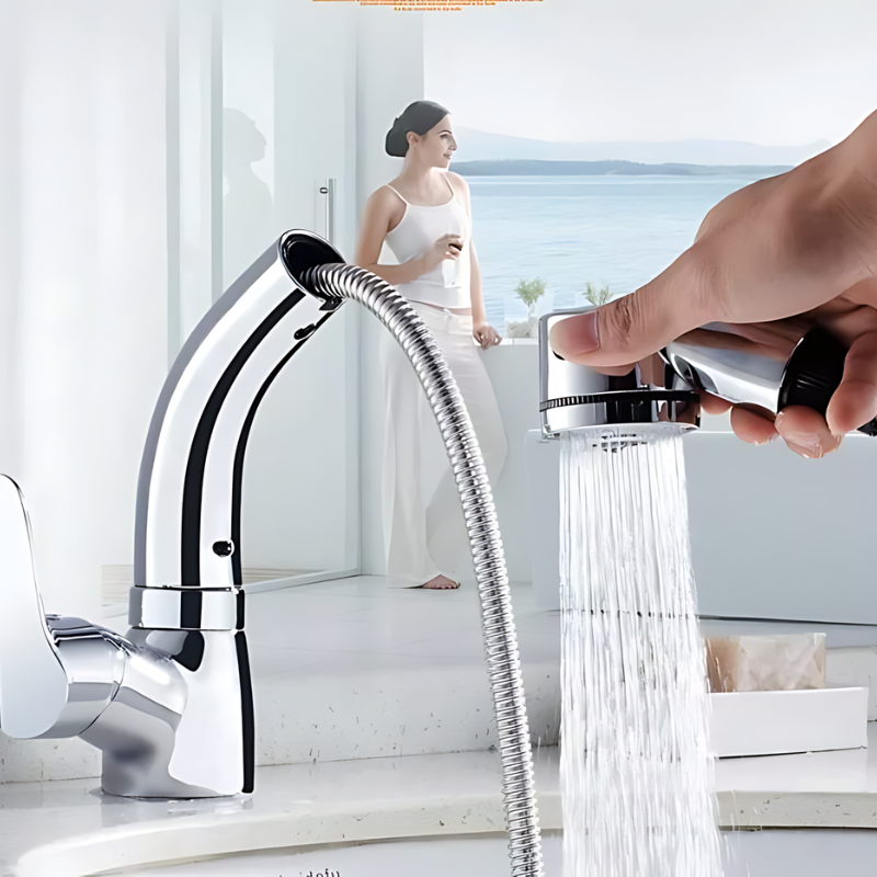 Adjustable Brass Faucet for Enhanced Convenience