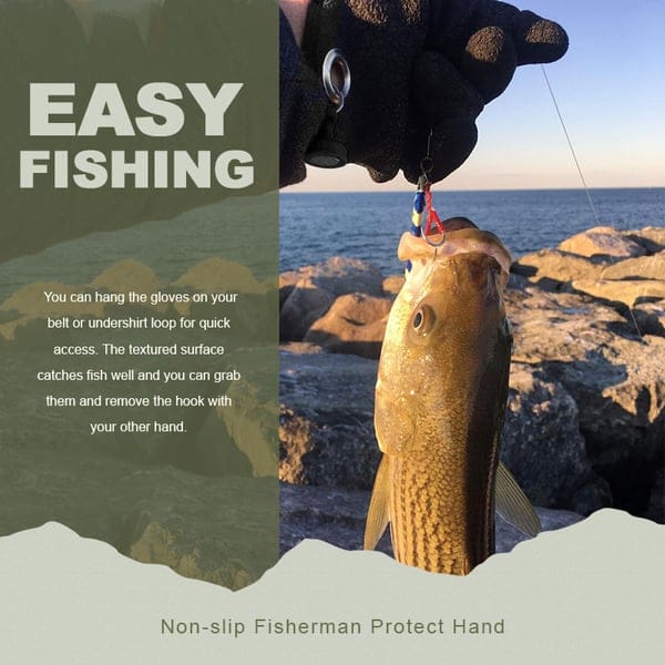Ultimate Grip Fishing Gloves for Secure Handling