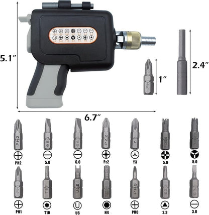 Versatile 16-in-1 Screwdriver Toolkit for Every Task