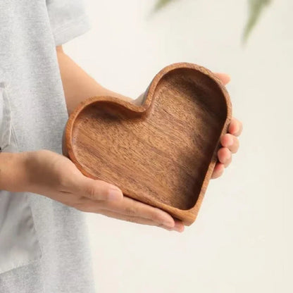 Charming Heart-Shaped Snack Tray Set | 4 Pieces