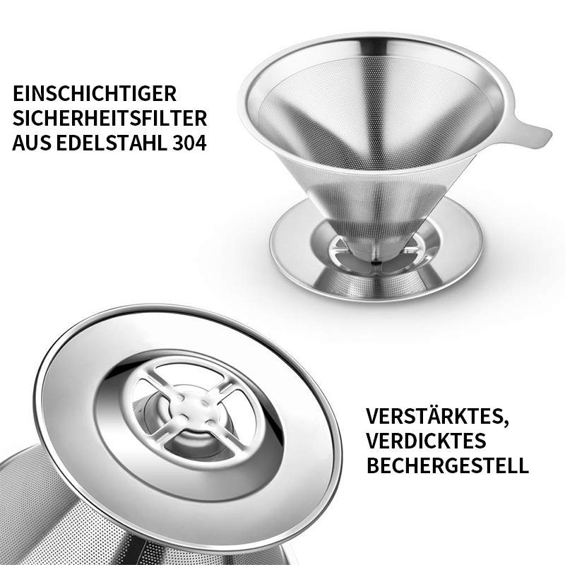 Reusable Stainless Steel Coffee Filter – Diameter 11.5–12.5 cm