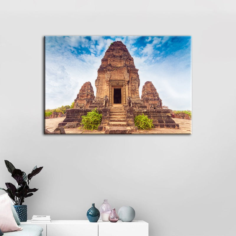 Canvas Art Print of Ancient Temple for Wall Decor