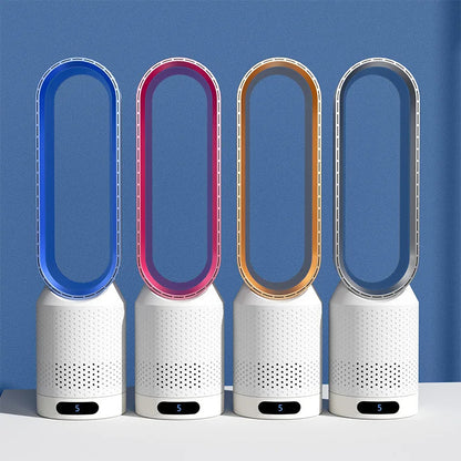 Remote-Controlled Tower Fan for Air Circulation and Purification – 4 Functions