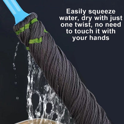 Floor Cleaning Mop with Self-Wringing Feature