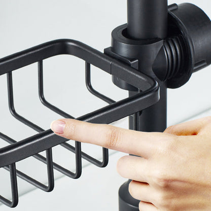 Shower Caddy for Shampoo and Soap – Stainless Steel – Available in Silver or Black – No Drilling Required