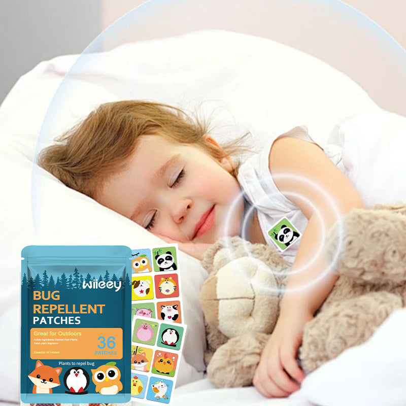 Gentle Herbal Mosquito Defense Stickers for Kids