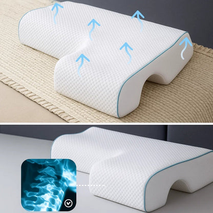 Orthopedic Neck Support for Pain Relief – Enhanced Sleep Comfort