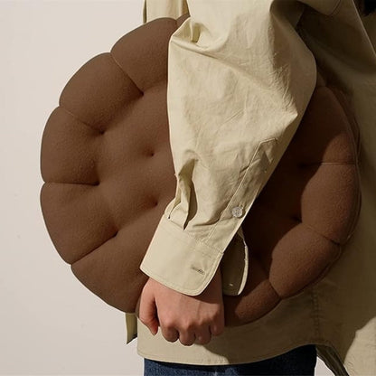 Cozy Biscuit-Themed Lounge Cushion
