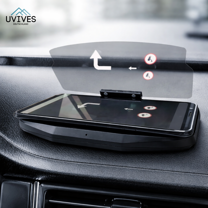 Wireless Charging HUD for Safe and Focused Driving