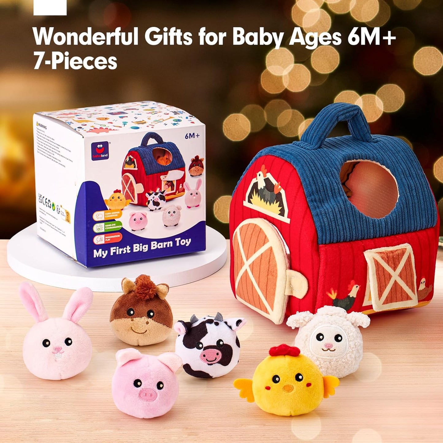 Soft Farm Animal Playset for Engaging Learning