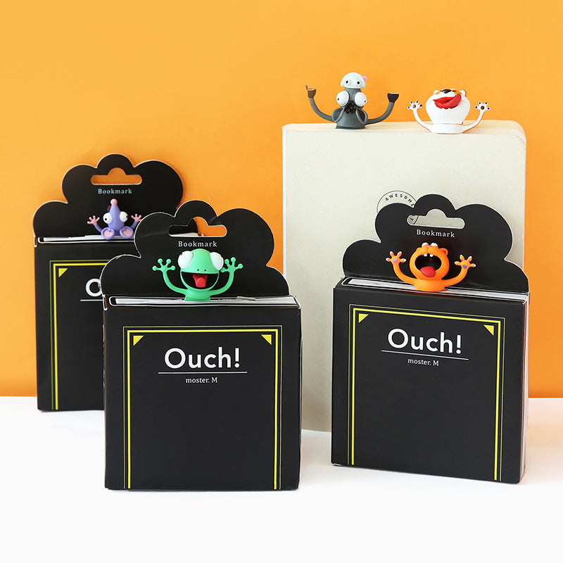 Vibrant 3D Animal Bookmarks for Engaging Reading