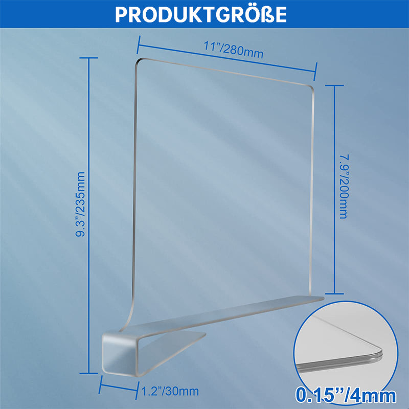 Acrylic Closet Organizer Shelf Divider for Efficient Storage