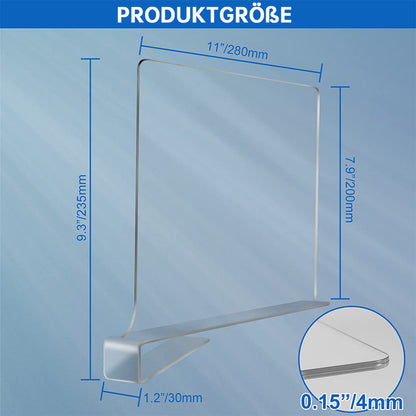 Acrylic Closet Organizer Shelf Divider for Efficient Storage