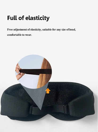 Bluetooth Eye Mask with Sleep Headphones | 3D Blackout Design, Wireless Audio, Adjustable Fit