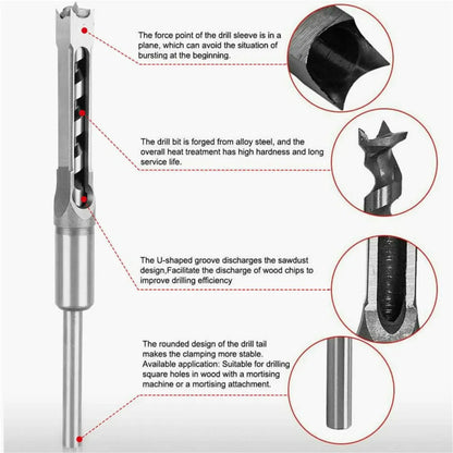 Precision Drill Bit Set (4-Piece Collection)