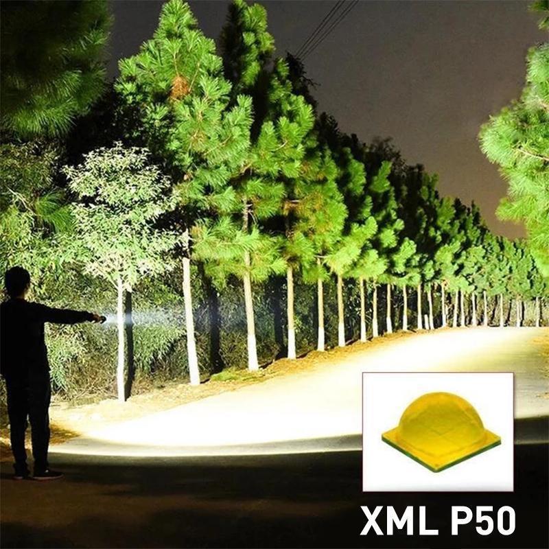Rechargeable LED Tactical Laser Flashlight 90000 Lumens - Buy 2, Get Free Shipping